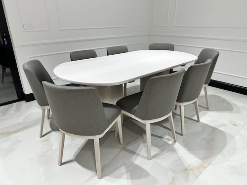 Custom dining table and chairs