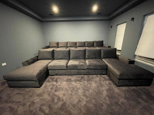 Larkham 5 seater dual chaise lounge - Leisure Lounges