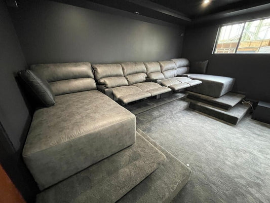 Queenslander recliners with dual chaise - Leisure Lounges