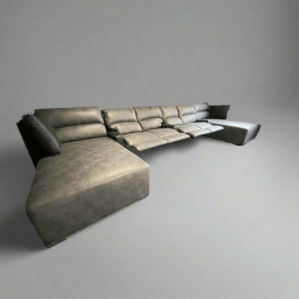 Queenslander recliners with dual chaise - Leisure Lounges
