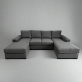 2800mm Larkham Double Chaise lounge with 4 Seats - Leisure Lounges
