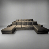 Larkham 5 seater dual chaise lounge - Leisure Lounges